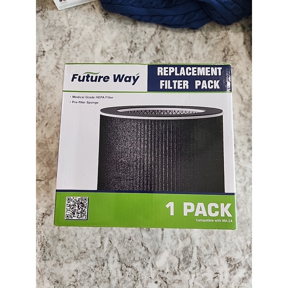 Future Way Medical Grade Hepa MA-14 Compatible with MA-14 Air Purifier NWT